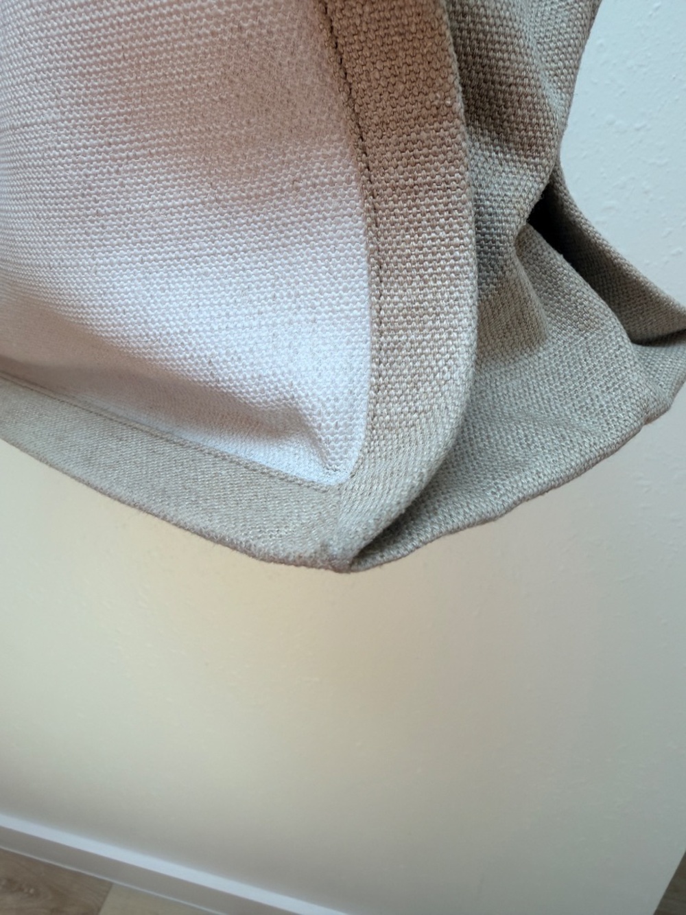 Saint Laurent Rive Gauche Linen Tote Bag Size L - Picture 13 of 15